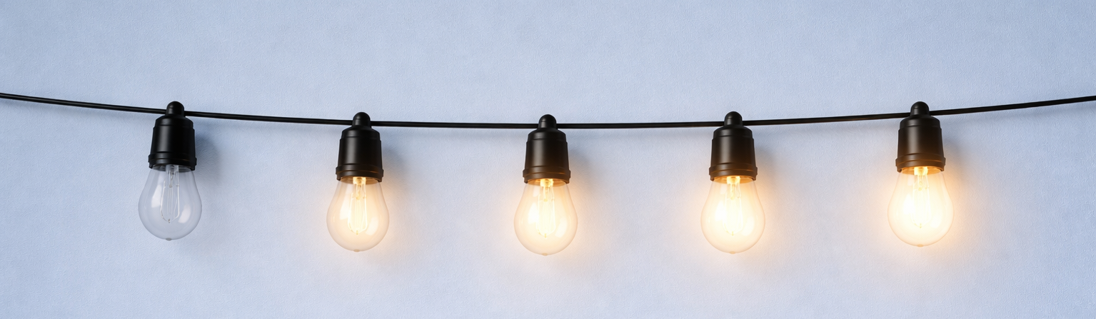 Light bulbs illustration